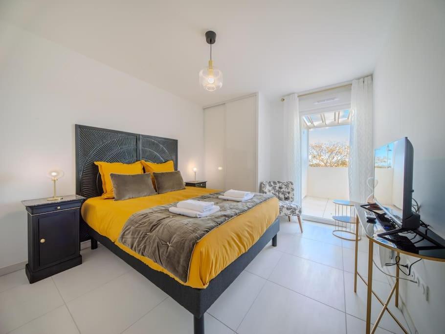 Saint-Aunes Le Square D'Evan - Appartement De Standing - Grande Terrasse Exterieure - Climatisation מראה חיצוני תמונה