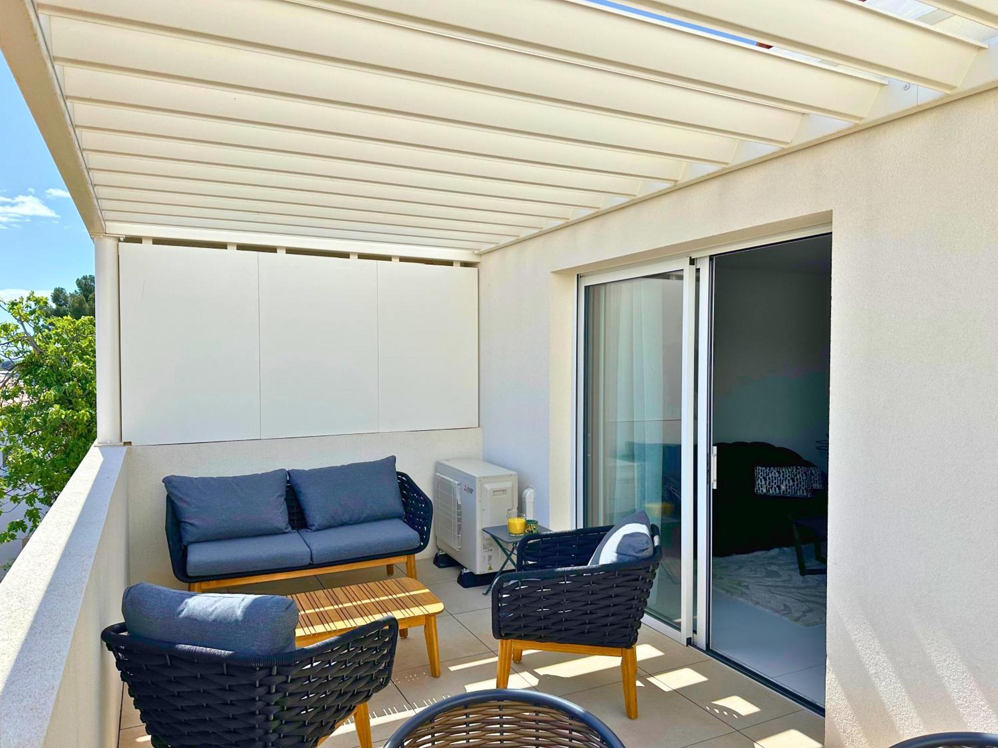 Saint-Aunes Le Square D'Evan - Appartement De Standing - Grande Terrasse Exterieure - Climatisation מראה חיצוני תמונה